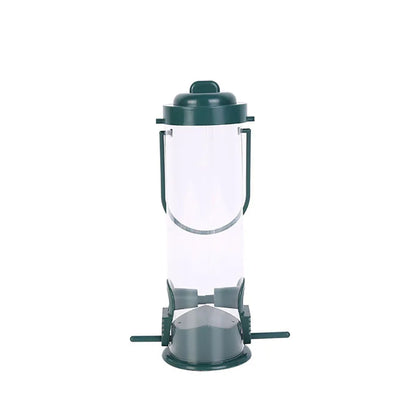 Pet Bird Feeder Food Dispenser Outdoor Hanging Multiple Holes Bird Feeder Small Bird Automatic Foot Feeding Tool Bird Supplies